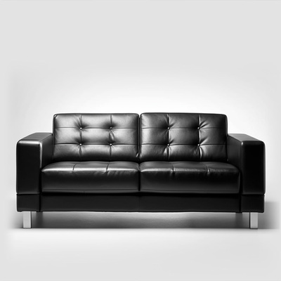 Full leather sofa top layer cowhide Italian light luxury living room minimalist modern European sofa
